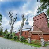 Bild: Griechisch-katholische Pfarrkirche des Heiligen Erzengels Michael in Mochnaczka Niżna (jetzt die römisch-katholische Pfarrkirche der Gottesmutter von Tschenstochau)