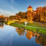 Image: The castle by the Soła river Oświęcim