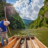 Image: Rafting down the Dunajec River Gorge